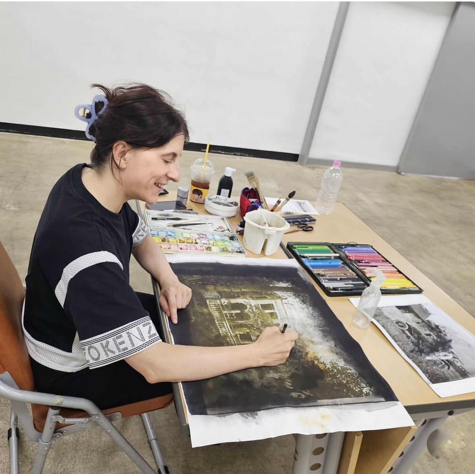 First week of work at the Nabillera Art Center